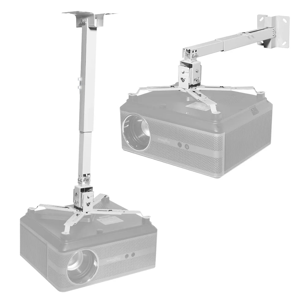 Univerzalni nastavljiv nosilec za projektor – 65cm / 100cm / 120cm teleskopski stropni in stenski obešalnik za ThundeaL