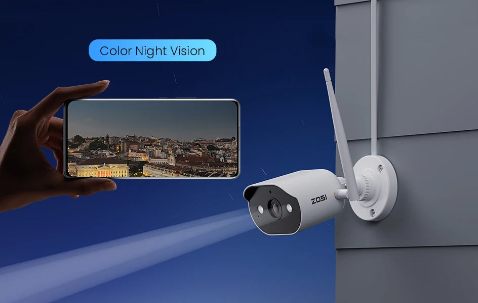 ZOSI 2K Wi‑Fi 6 Security Camera System – 3MP Indoor/Outdoor Wireless IP Cameras with 2‑Way Audio