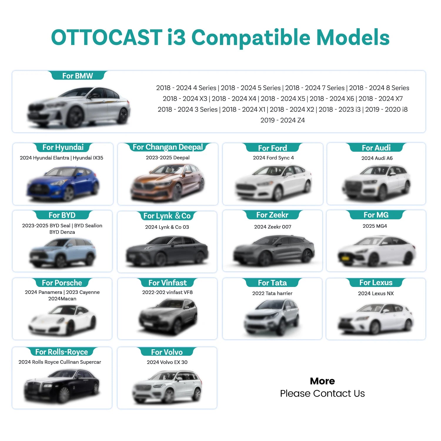 OTTOCAST OttoAiBox i3 Wireless CarPlay AI Box Snapdragon 6125