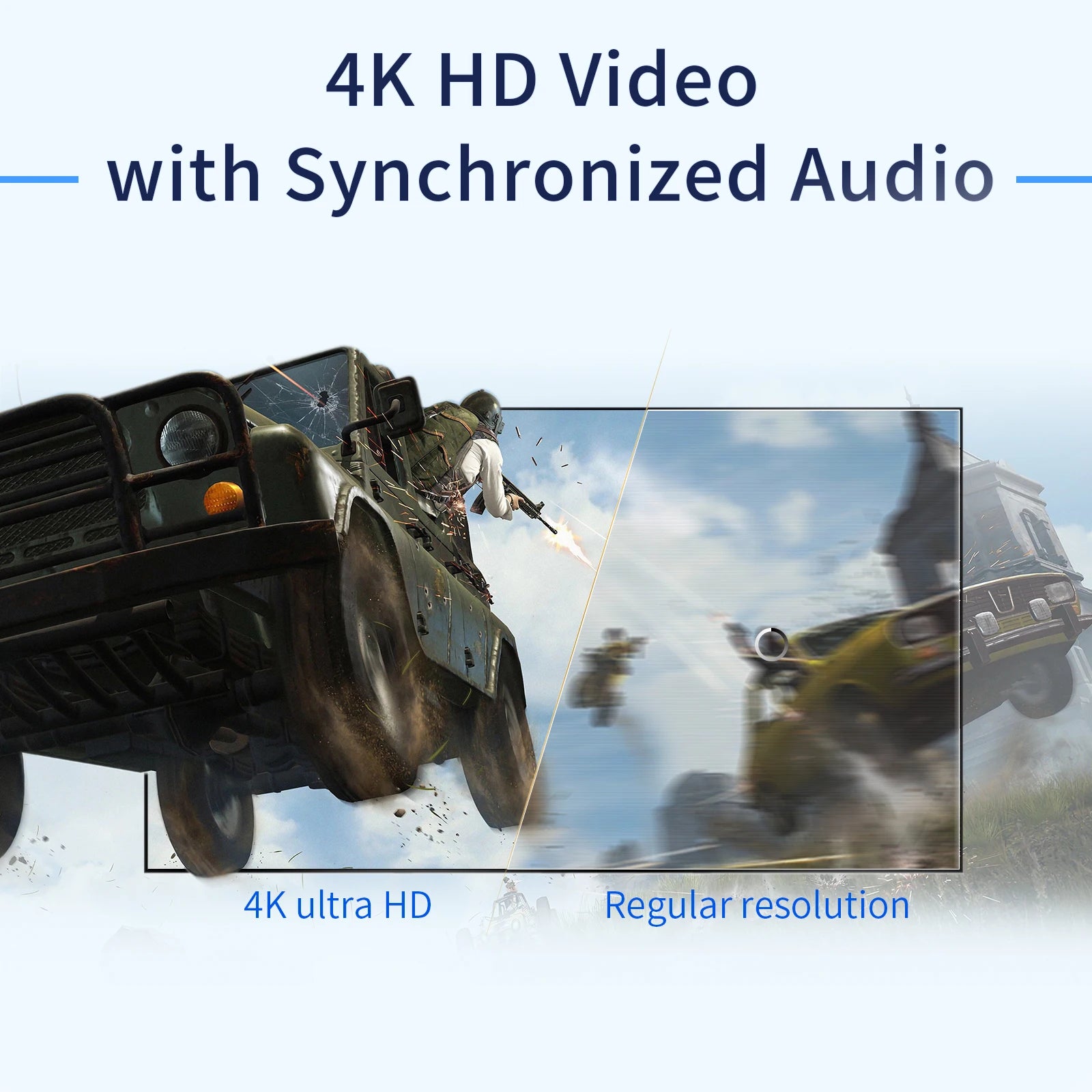 50m 5G Wireless 4K HDMI Transmitter & Receiver | Multi‑Device Mirroring