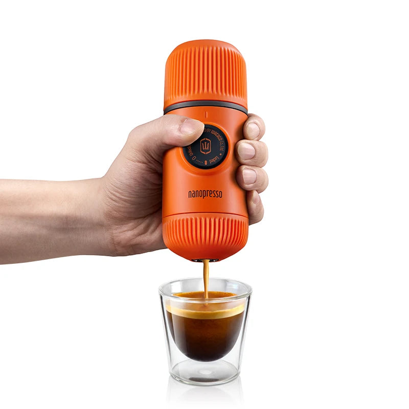 Wacaco Nanopresso Portable Espresso Machine – 18 Bar High-Pressure Hand Pump Coffee Maker