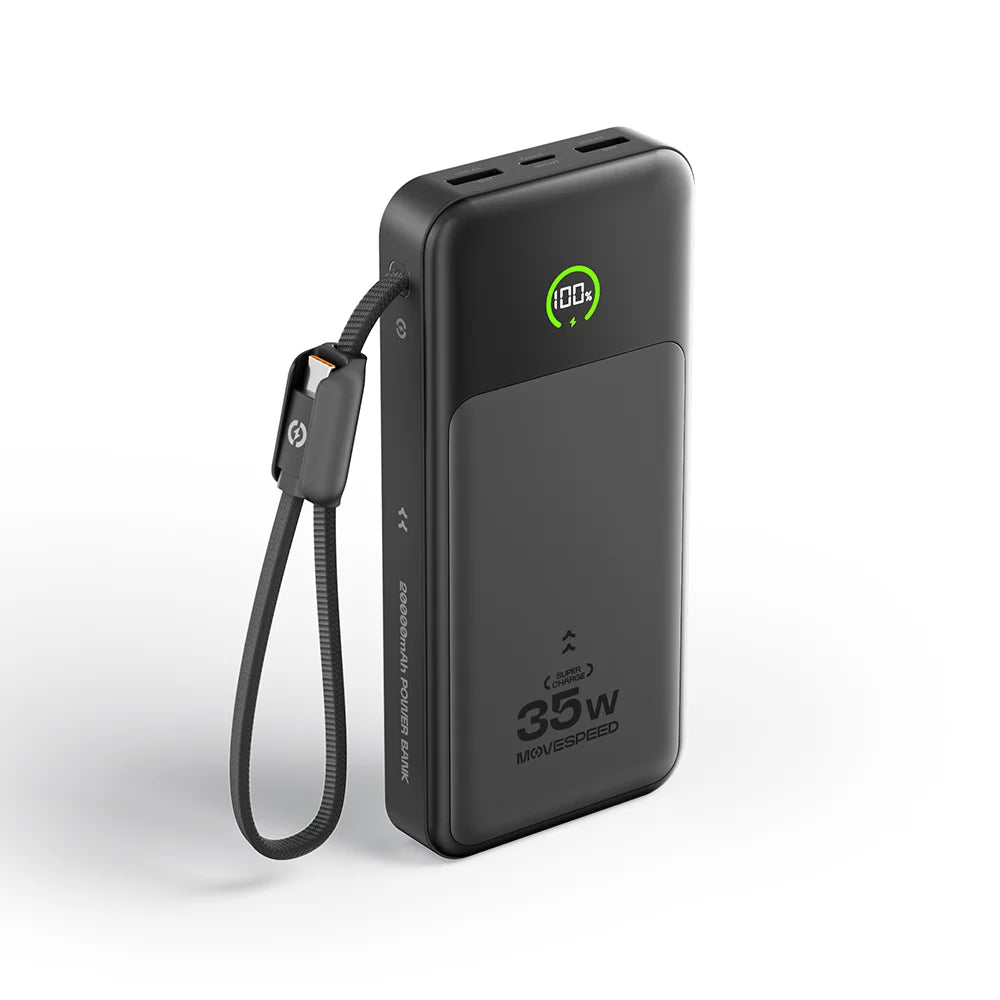 MOVESPEED Blade-Shape Power Bank 20000mAh 35W Fast Charging