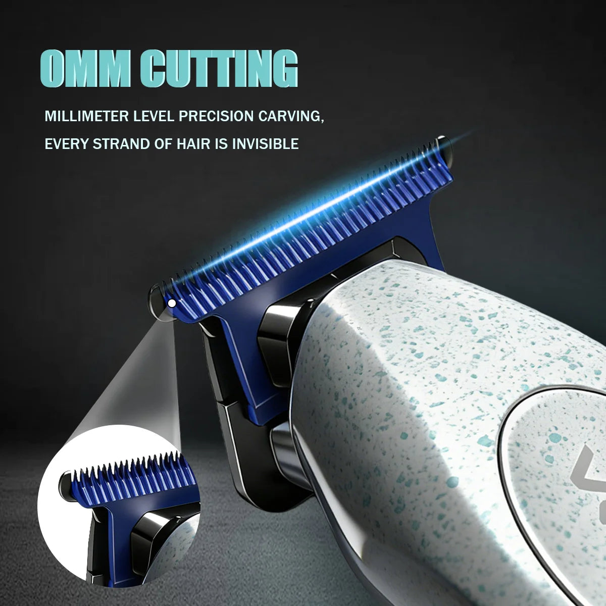 VGR Hair Trimmer Professional Hair Clipper Cordless Hair Cutting Machine Electric Barber Digital Display Trimmer for Men V-887