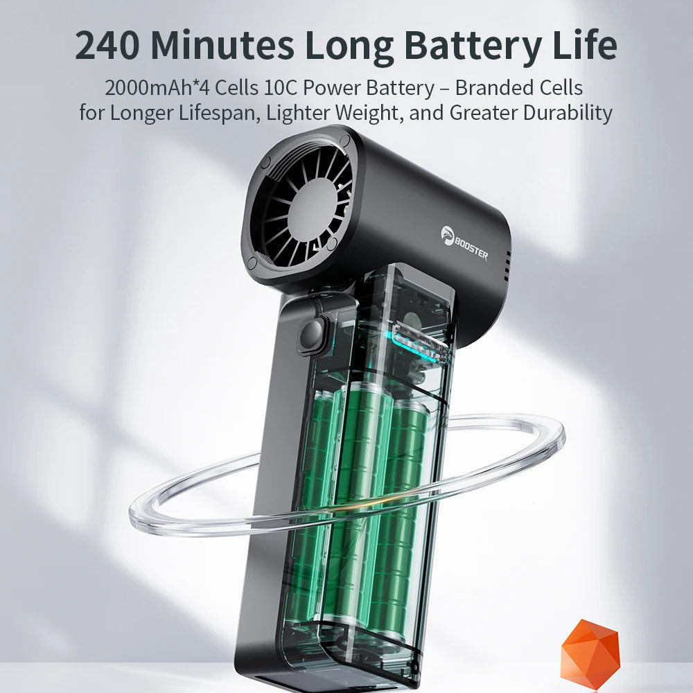 Booster TF40 Turbo Fan – Brushless High‑Speed Portable Air Blower