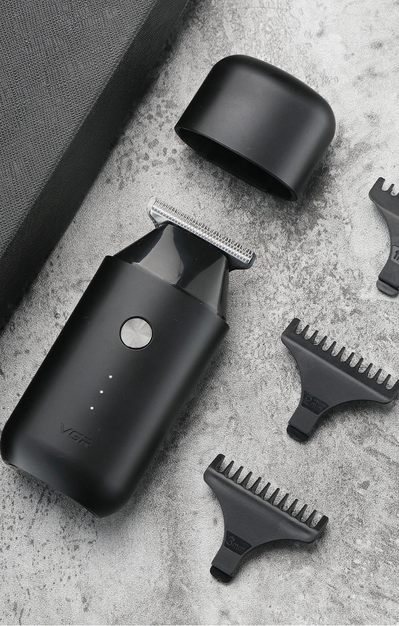 VGR Mini Hair Clipper Professional Zero Cutting Machine Electric Cordless Beard Trimmer Rechargeable Hair Trimmer for Men V-932