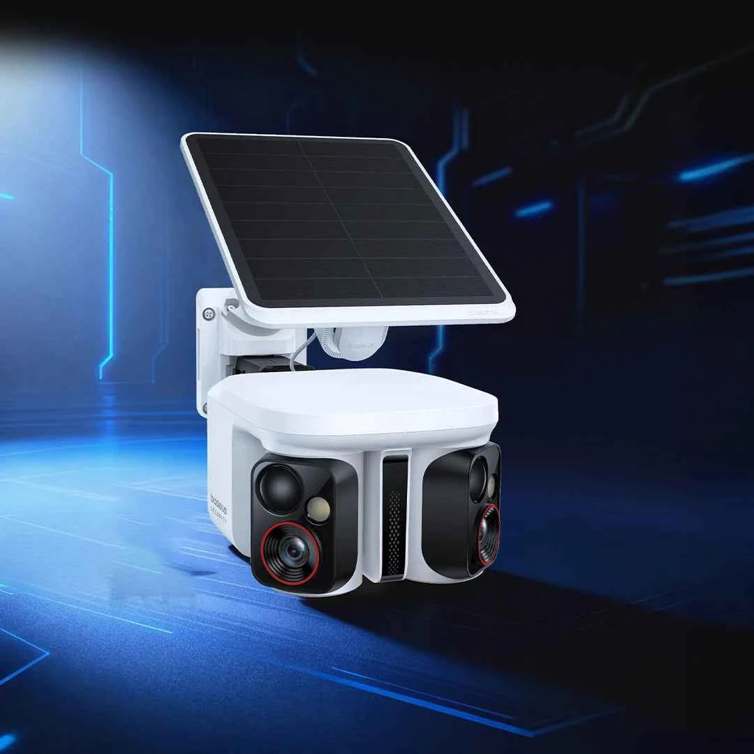 Baseus Security X1 Pro Outdoor Dual Camera Wireless 3K Camera Solar Panel Face Recognition Smart AI Tracking Security Camera - Limetastore