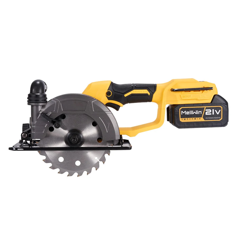 MELLWIN 150MM 6 Inch Brushless Circular Saw Handheld Multi-function Electric Saws Power Tool For Makita 18V Battery Pin - Limetastore