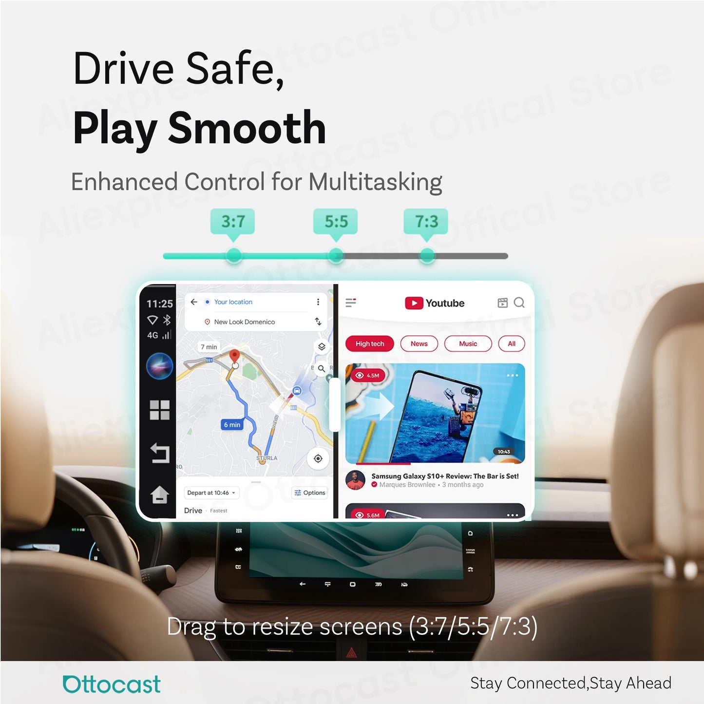 OTTOCAST Ottaibox E2 Android 13 Wireless CarPlay AI Box
