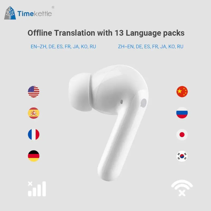 Timekettle M3 Translator Earbuds 43 Languages Two-Way Translation
