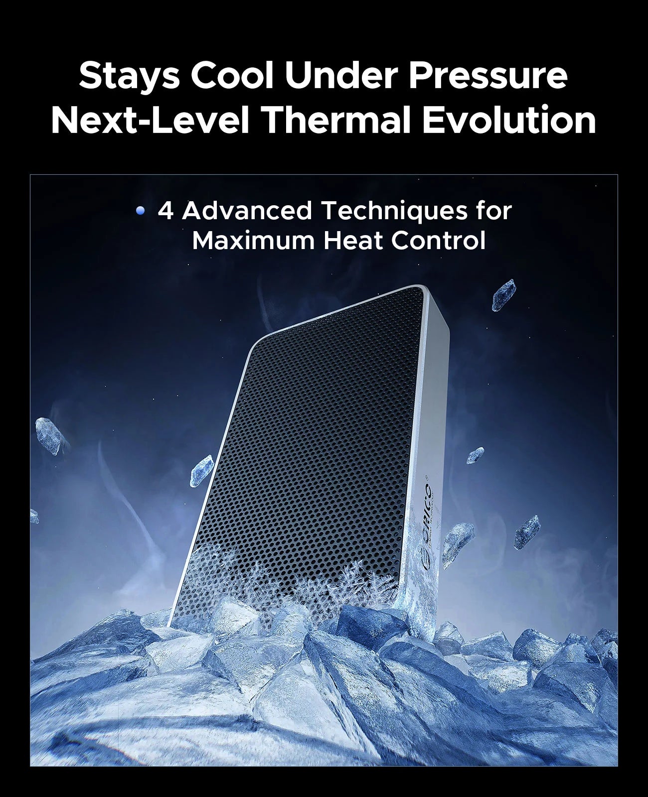 ORICO 80Gbps Thunderbolt 5‑Compatible M.2 NVMe SSD Enclosure with JHL9480 Chip