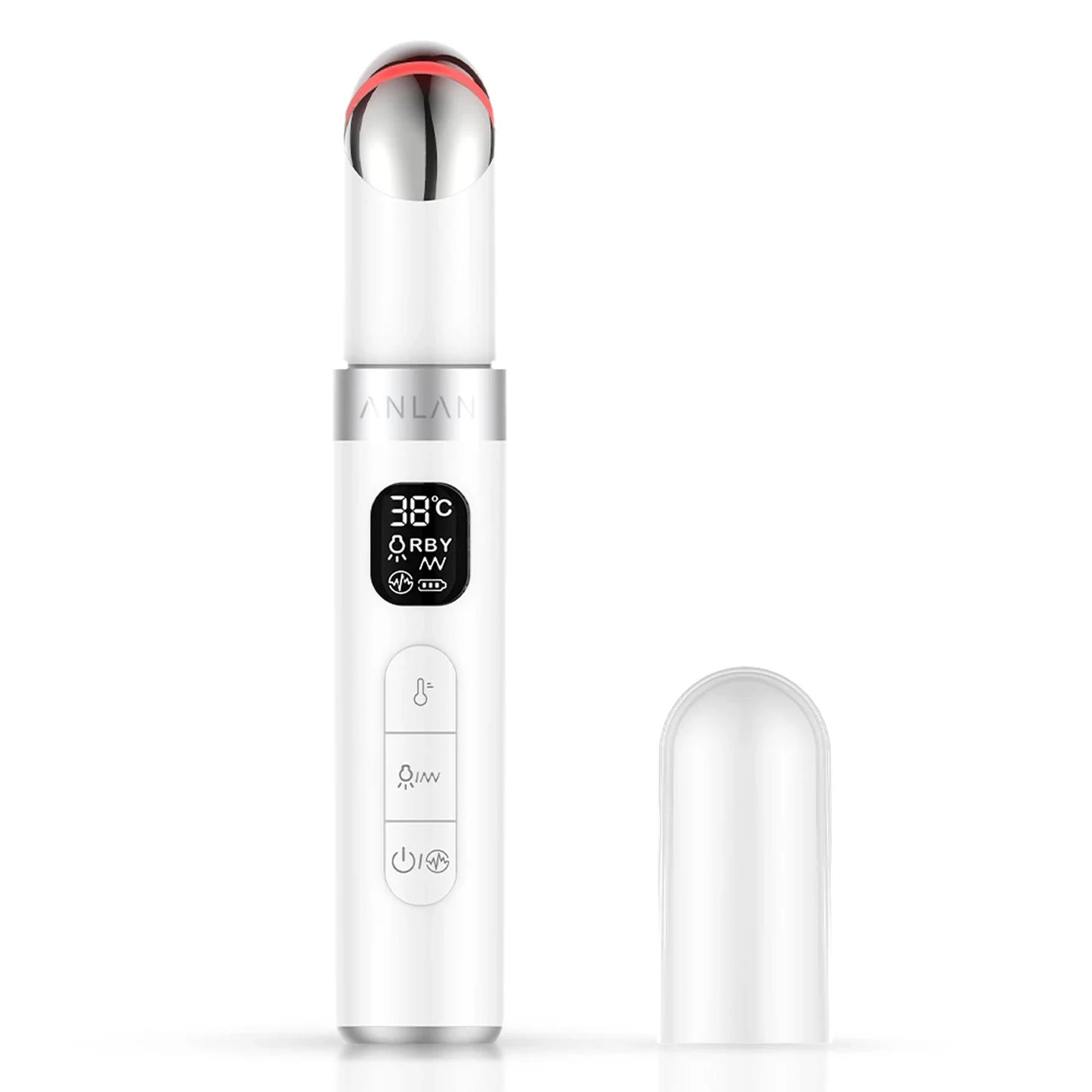 ANLAN Electric Eye Massager for Dark Circles and Eye Bags with Vibration and Heat Therapy - Limetastore