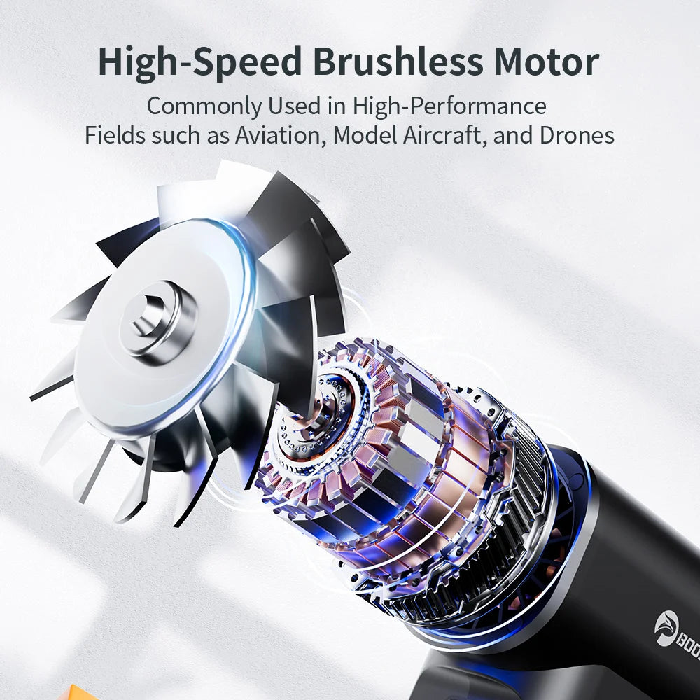 Booster TF40 Turbo Fan – Brushless High‑Speed Portable Air Blower
