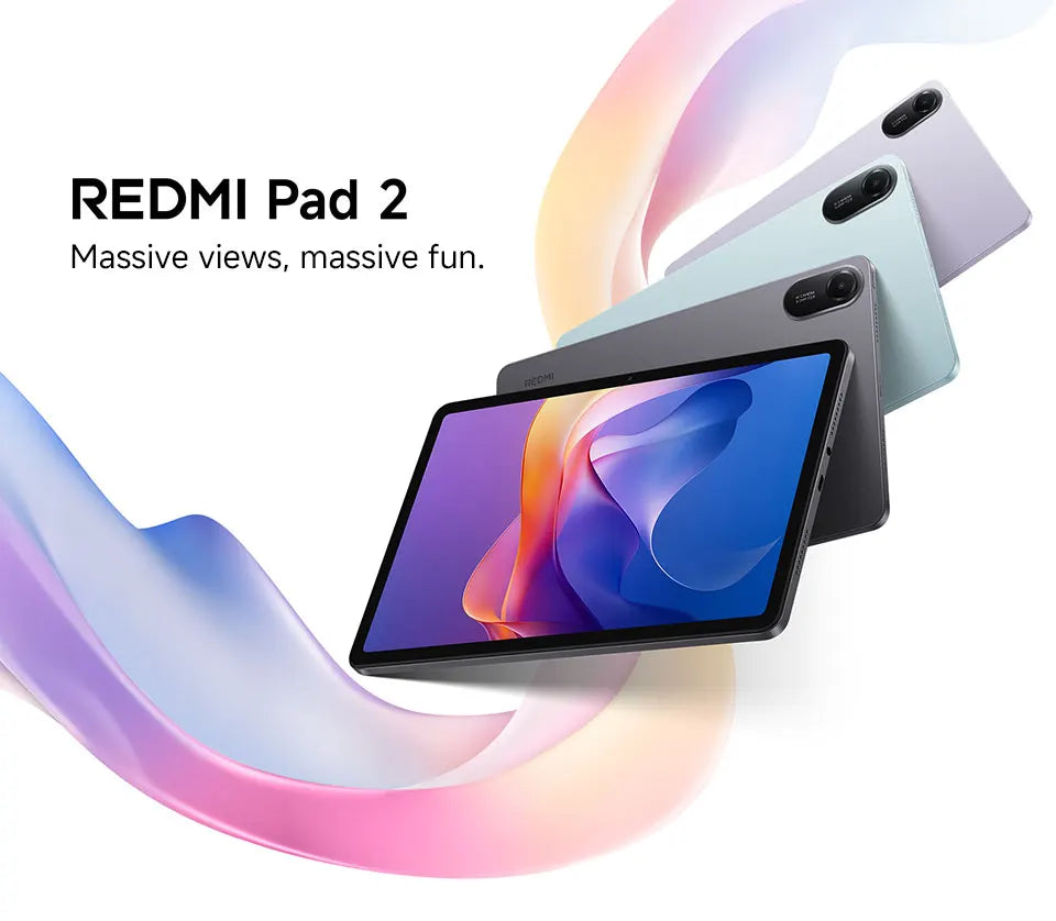 New Global version Xiaomi Redmi Pad 2 Tablet 90Hz 11" Display 9000mAh Battery MTK Helio G100-Ultra 8MP Camera Fast charging - Limetastore