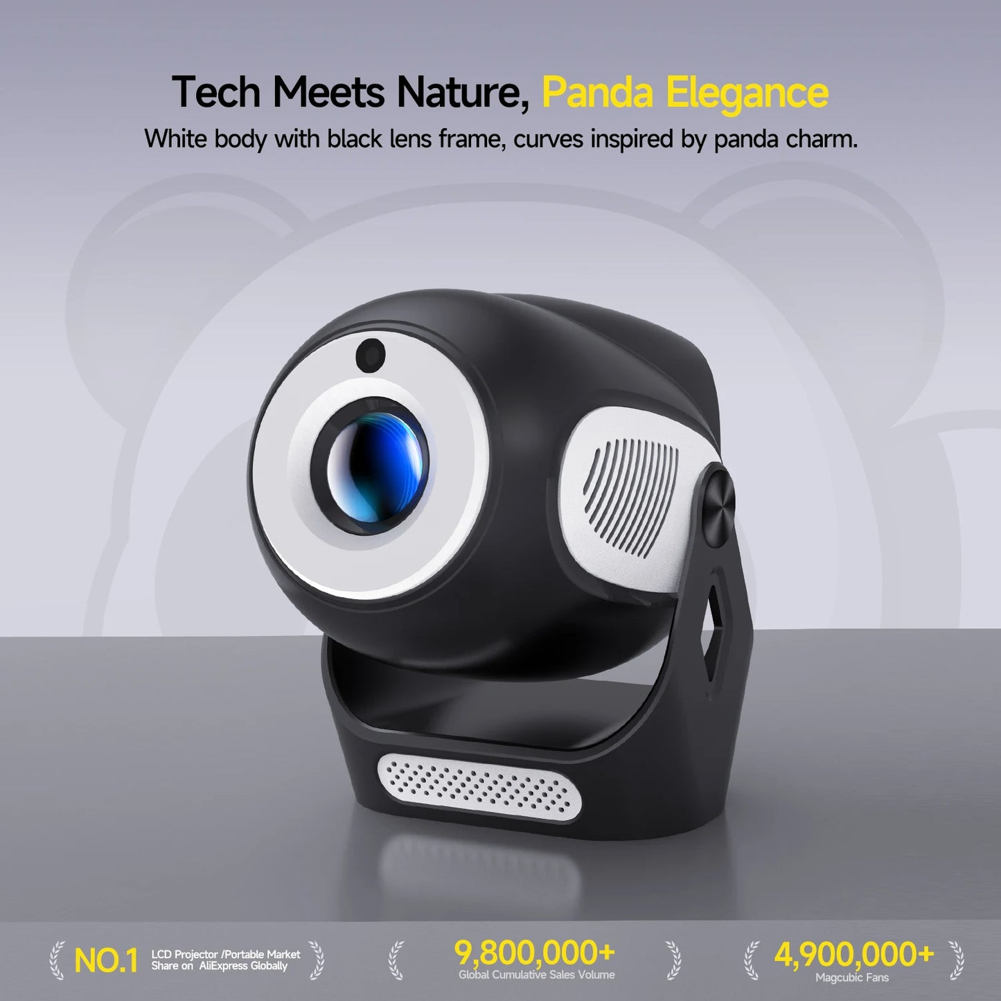 Magcubic HY300X Smart Projector | Electric Focus & WiFi 6 | 300 ANSI Android 11