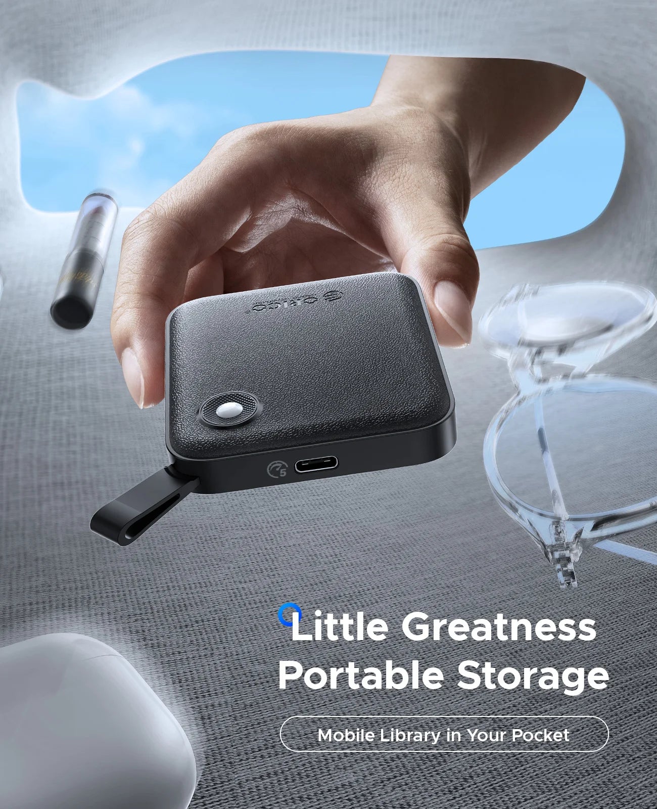 ORICO Portable External SSD – USB 3.2 Gen2 High‑Speed Solid State Drive