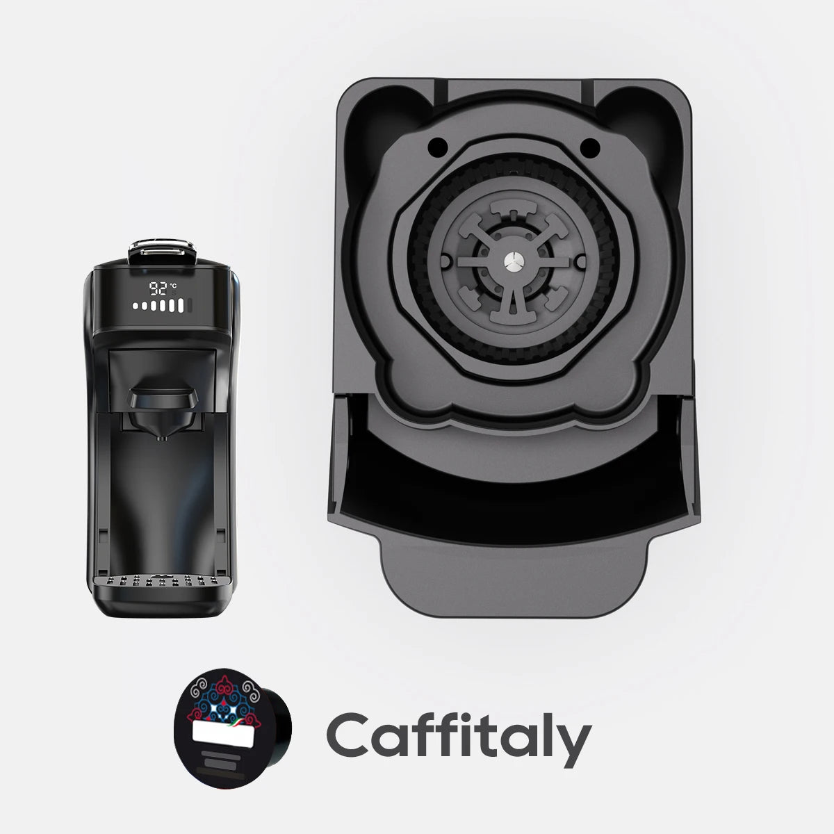 HiBREW H1B aparat za kavo, adapter za kapsule za Nespresso ali Dolce Gusto ali mleto kavo ali ESE pod ali Caffitaly