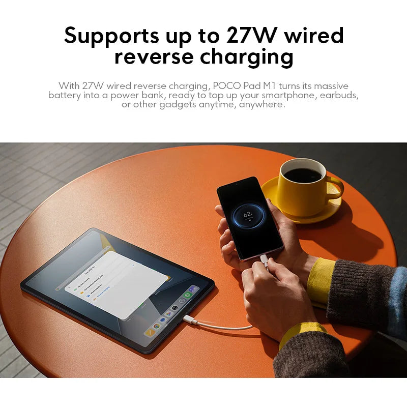 POCO Pad M1 Global Version Tablets Snapdragon® 7s Gen 4 12000mAh Battery 12.1’’ 2.5K display 8MP camera 33W charging - Limetastore