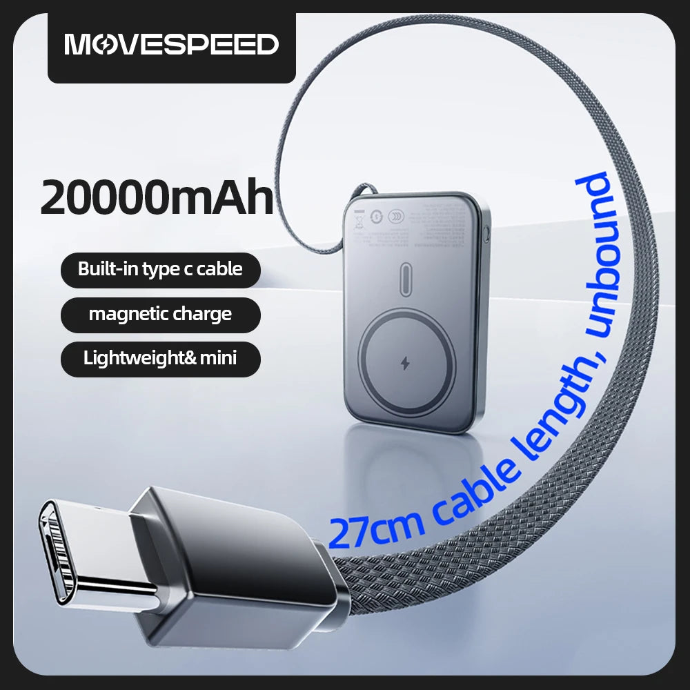 MOVESPEED S20Plus 20000mAh Magnetic Power Bank MagSafe