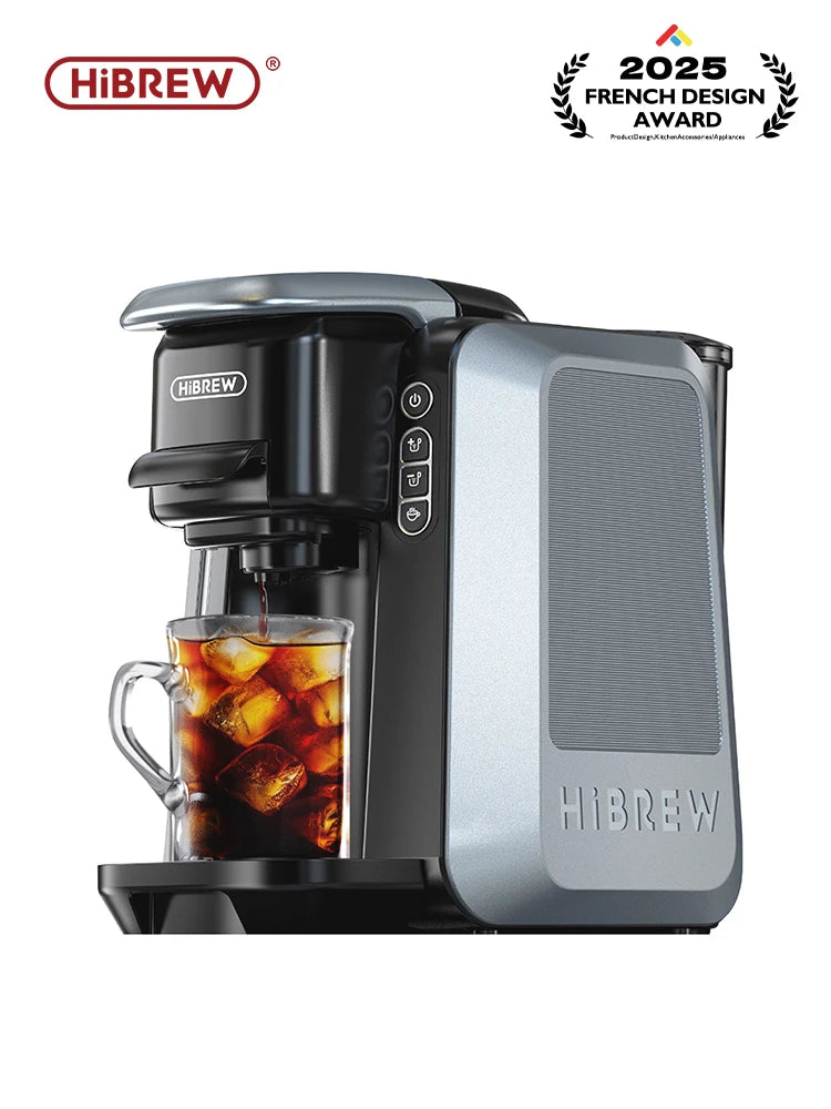 HiBREW H6 – 6‑in‑1 Multi‑Capsule Coffee Machine | 20‑Bar Hot & Cold Espresso Maker