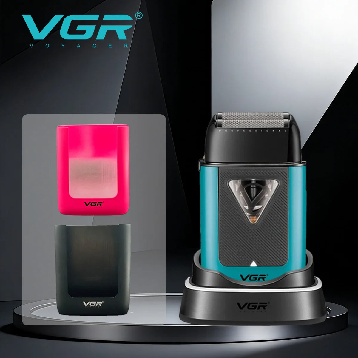 VGR Shaver Electric Beard Trimmer Professional Shaving Machine Vector Motor Hair Shaver Reciprocating Shaver for Men V-035S