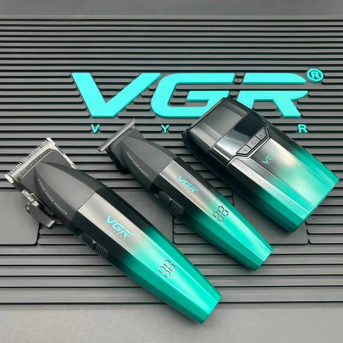 VGR Hair Trimmer Professional Hair Cutting Machine Electric Hair Clipper Shaver Barber Metal Trimmer for Men V-003 V-906 V-308