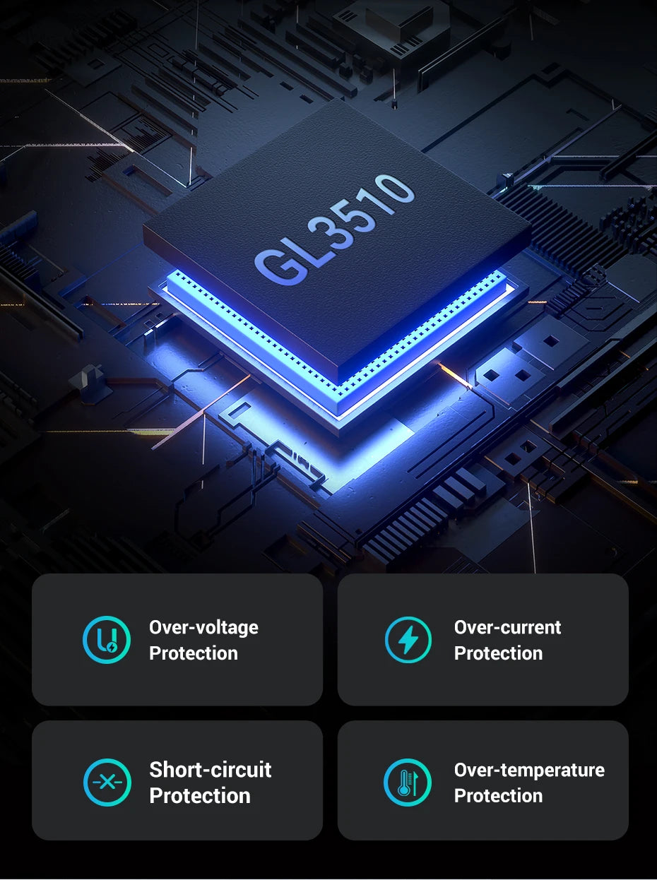 UGREEN 7‑Port USB 3.0 Hub with Individual Power Switches, 5Gbps High‑Speed Data