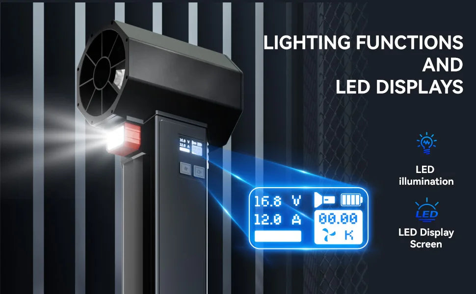 Booster TF64 – 64mm Brushless Turbo Jet Fan | 1600g Thrust, 750W High‑Power Car Dryer & Air Blower