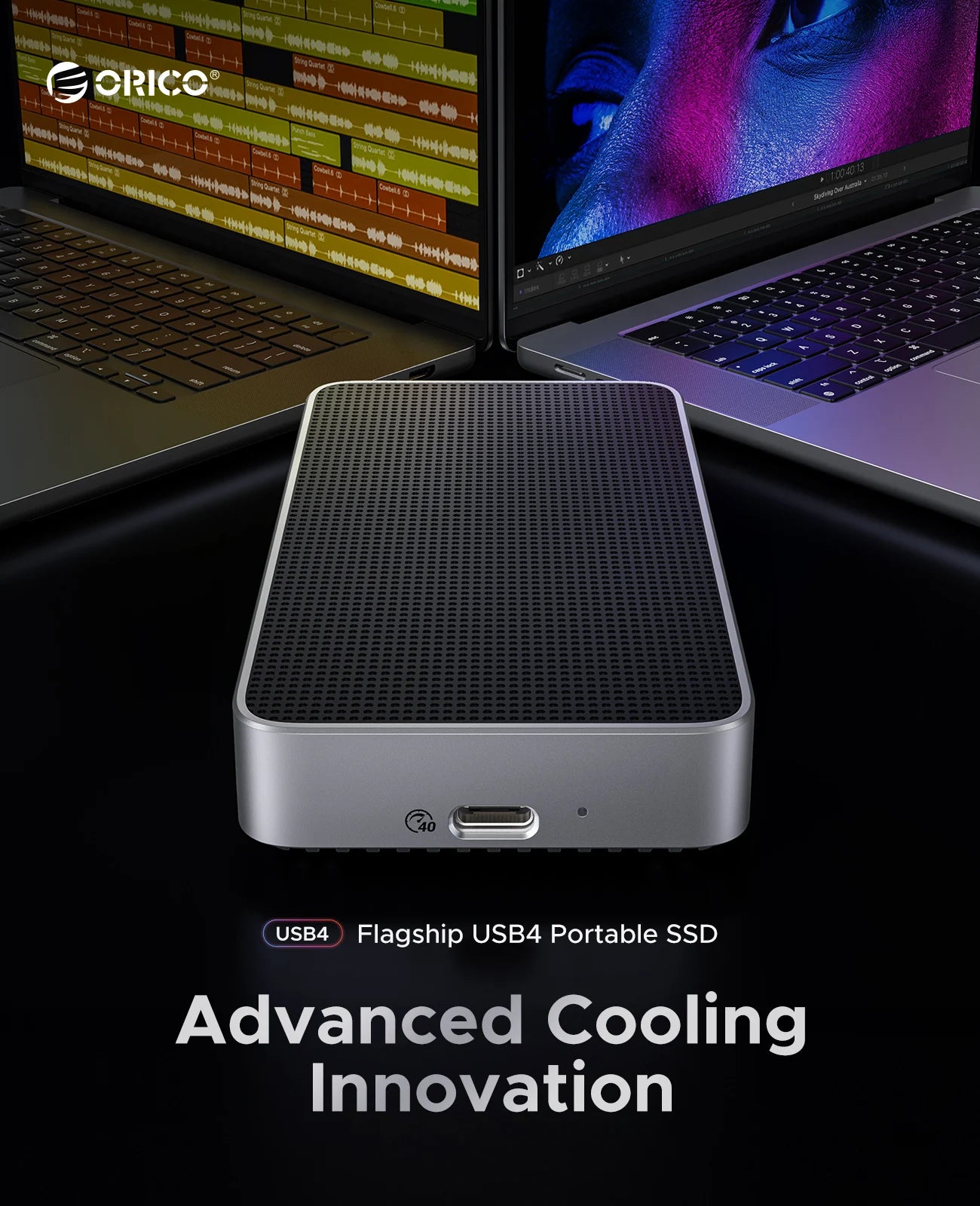 ORICO 40Gbps USB4 prenosni zunanji SSD NVMe – izjemno hiter pogon NVMe PCIe 4.0