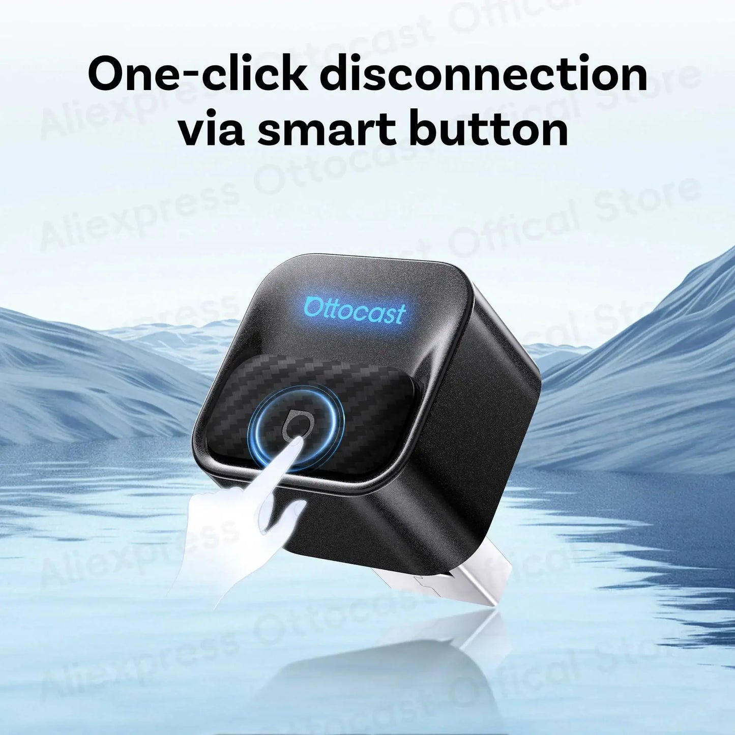 OTTOCAST Mini Core Wireless CarPlay & Android Auto Adapter