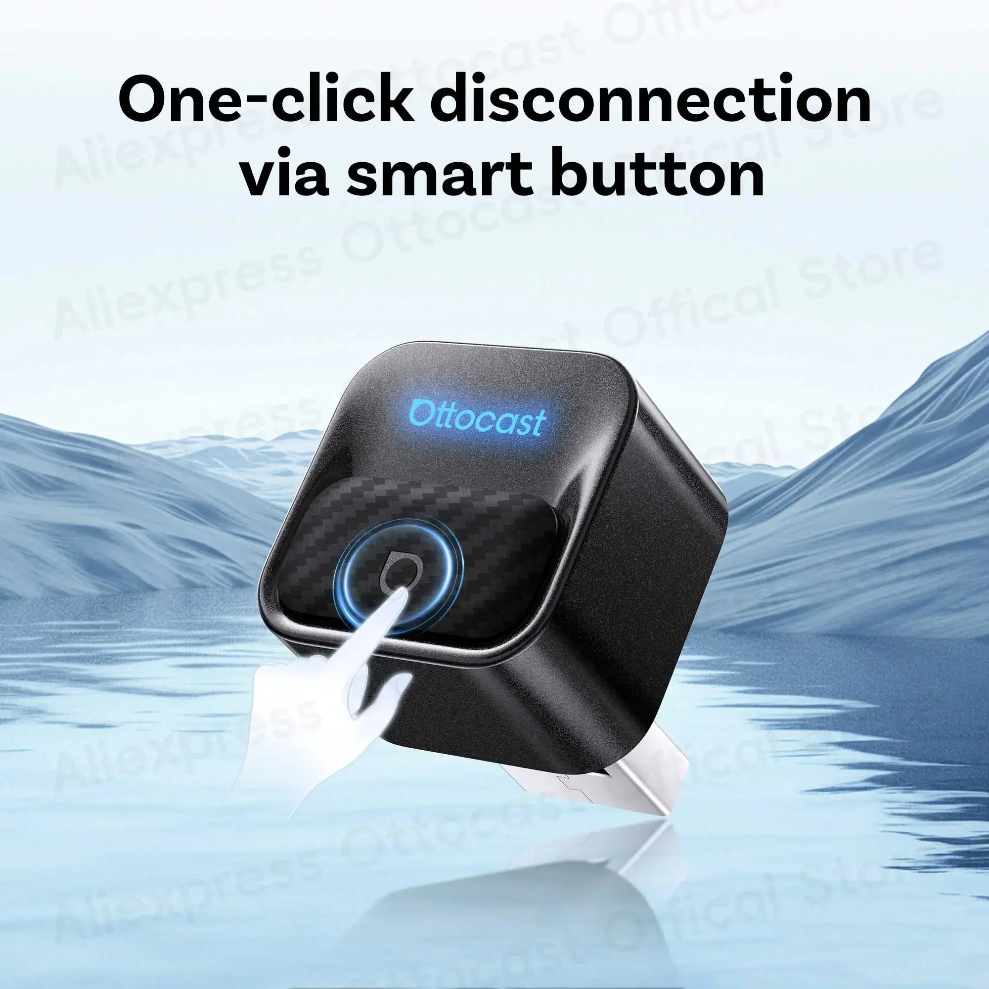 OTTOCAST Mini Core Wireless CarPlay & Android Auto Adapter