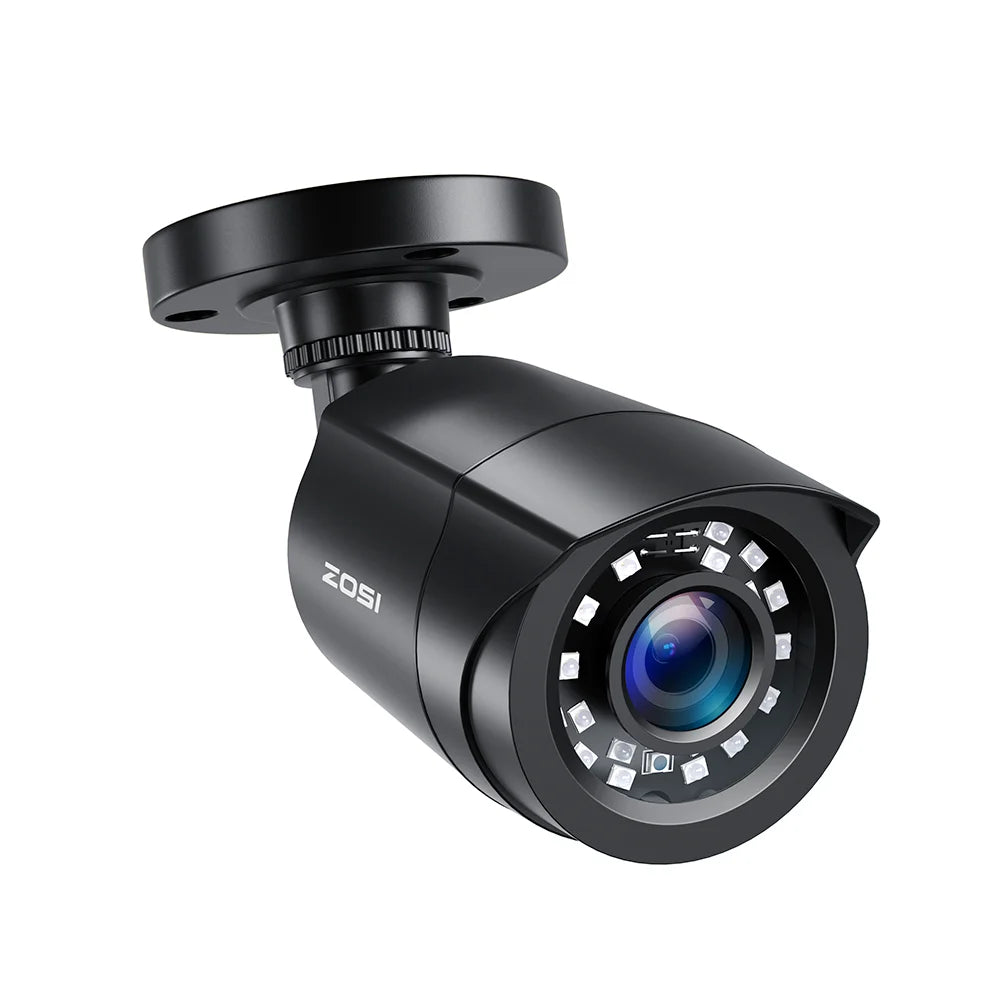 ZOSI 1080p 2MP 4‑in‑1 Security Bullet Camera – H.265, IR Night Vision, Weatherproof Outdoor