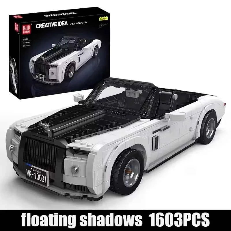 Mould King 10031 Technical Wraith Oldtime Car — Vintage Sport Car Building Block Set - Limetastore