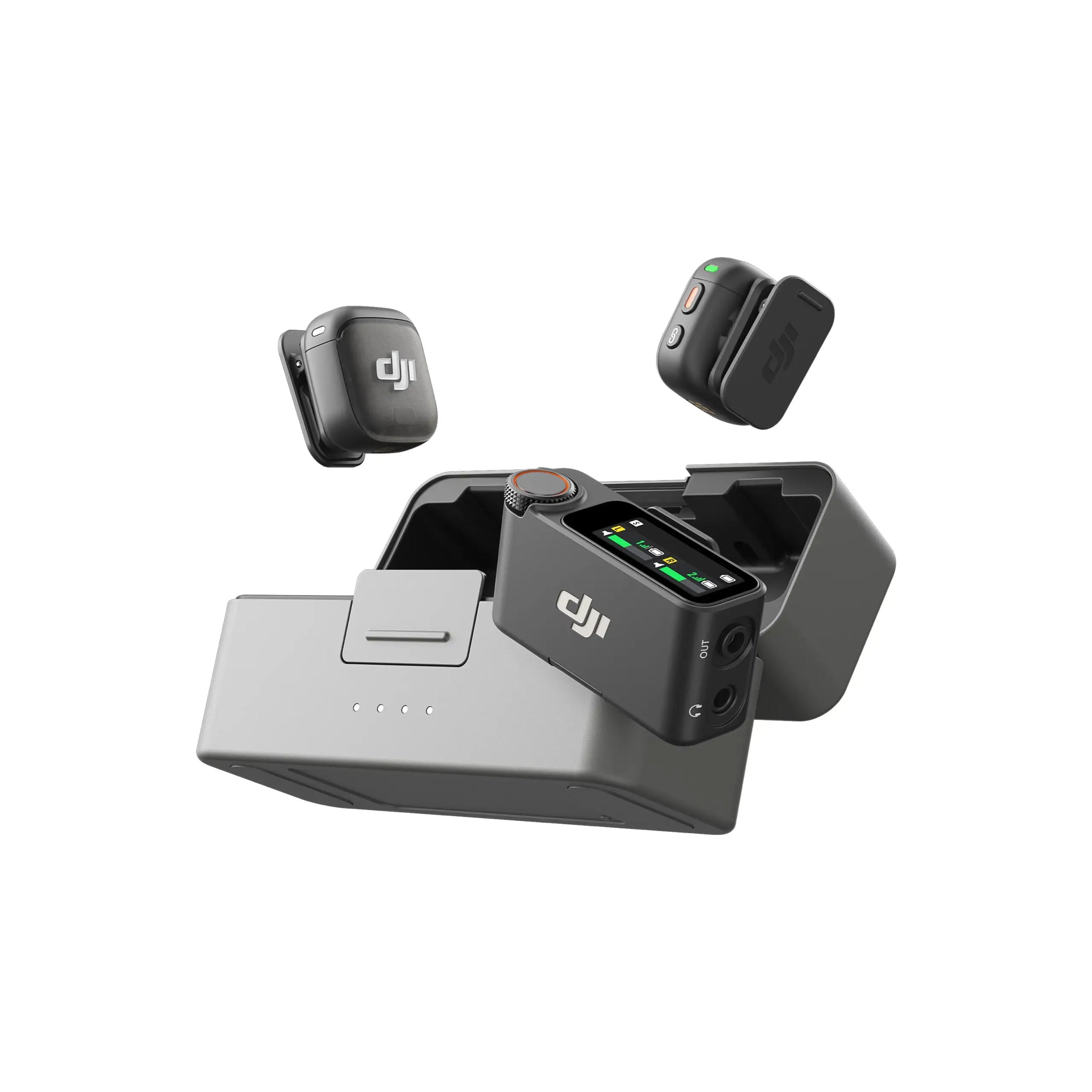DJI Mic 3 – Wireless Lavalier Microphone System (1TX+1RX / 2TX+1RX Kits) with Charging Case, Adaptive Gain Control