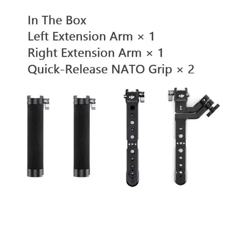 DJI R Twist Grip Dual Handle – Professional Dual‑Hand Stabilization System for DJI RS 4 Pro / RS 4 / RS 3 Pro / RS 3