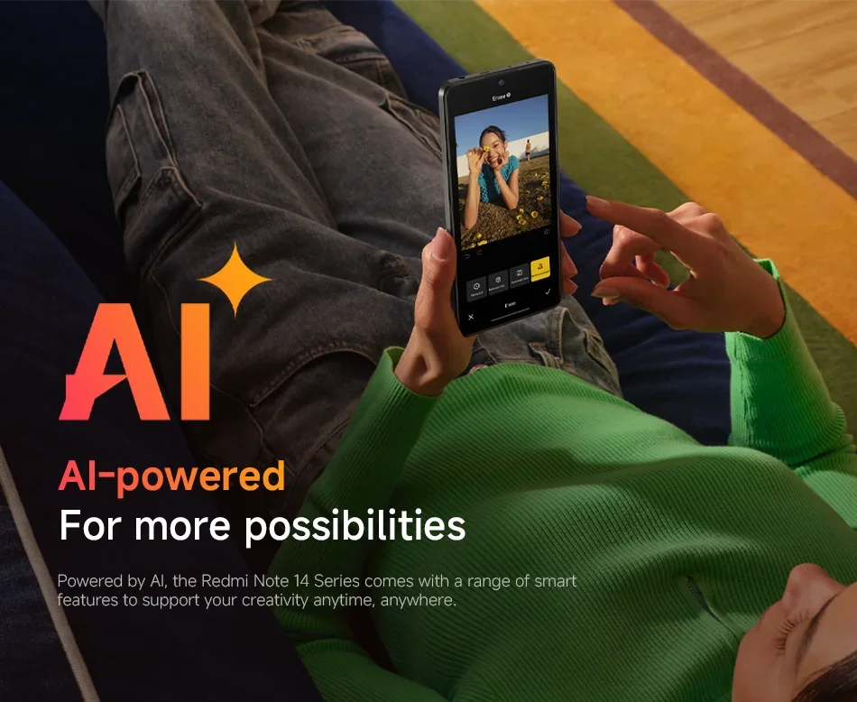 FR Warehouse Xiaomi Redmi Note 14 5G Smartphone Global Version NFC 108MP 8GB RAM 256GB ROM Camera MTK Dimensity 7025-Ultra 45W Turbo Charging - Limetastore