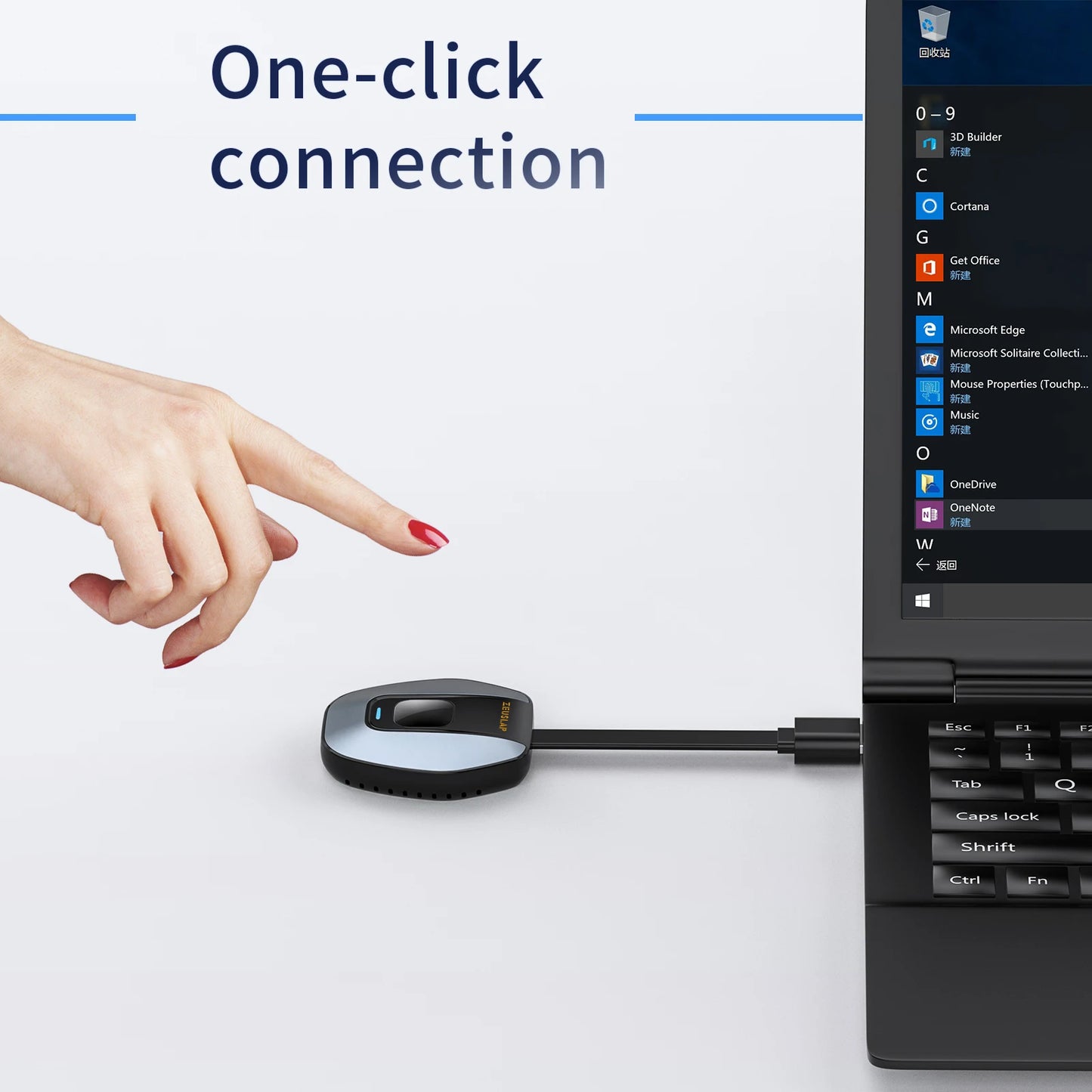 50m 5G Wireless 4K HDMI Transmitter & Receiver | Multi‑Device Mirroring