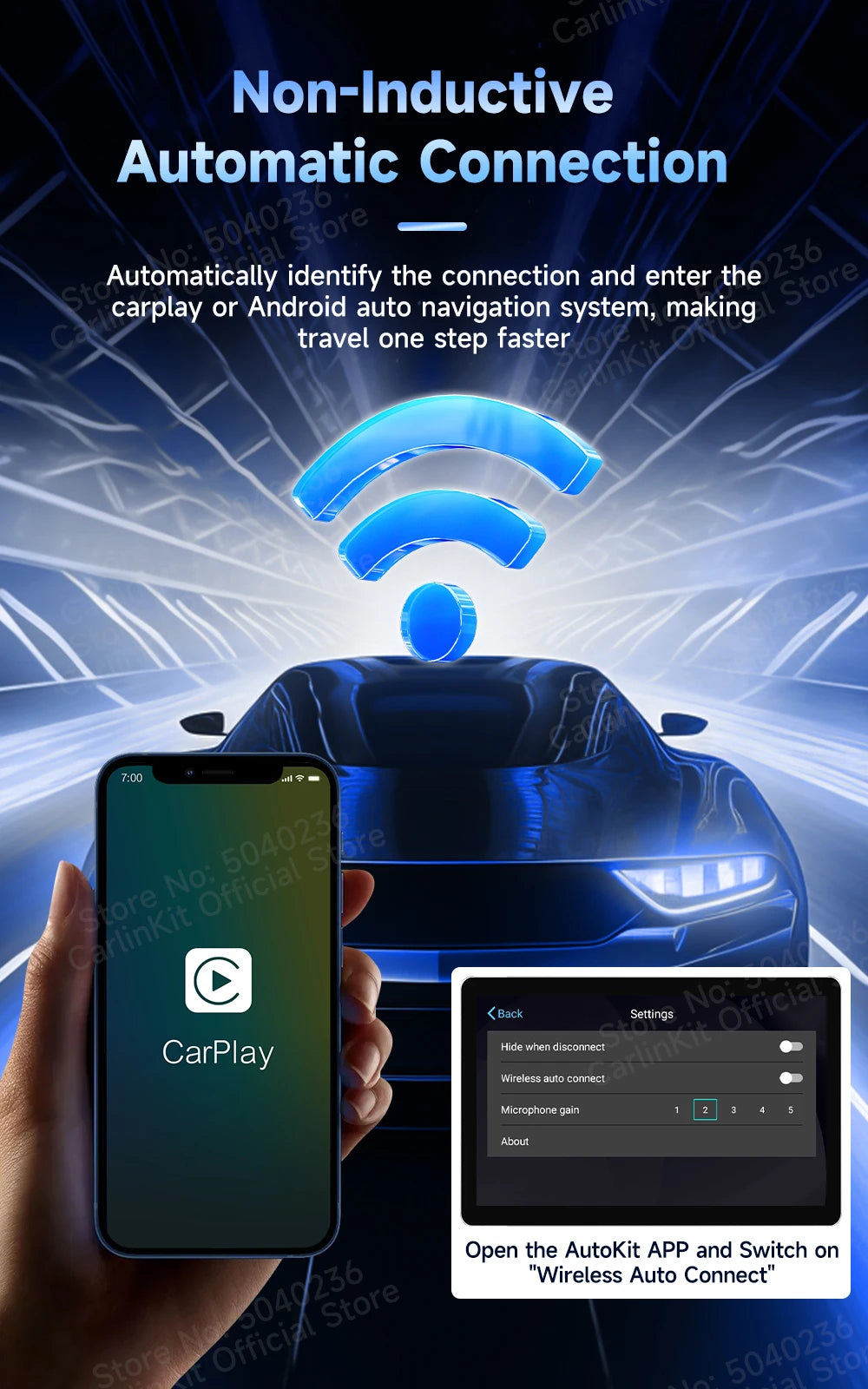 CarlinKit Android 13 HDMI Wireless CarPlay AI Box