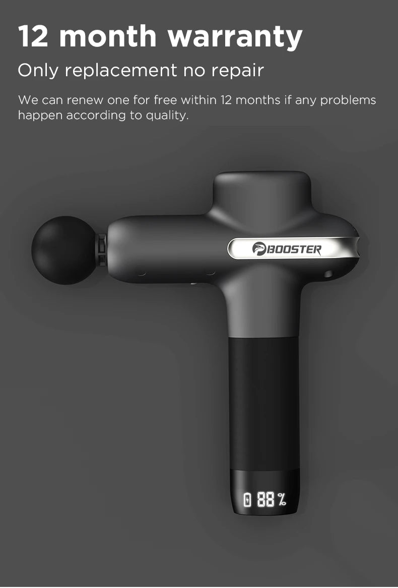 Booster U1 – New‑Generation Deep‑Tissue Massage Gun | Back & Neck Percussion Massager