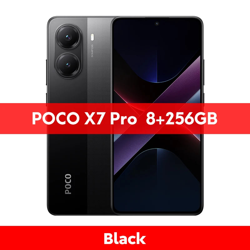 POCO X7 Pro 5G Smartphone Global Version Dimensity 8400-Ultra 50MP camera 6.67" 120Hz display  90W 6000mAh Battery NFC - Limetastore