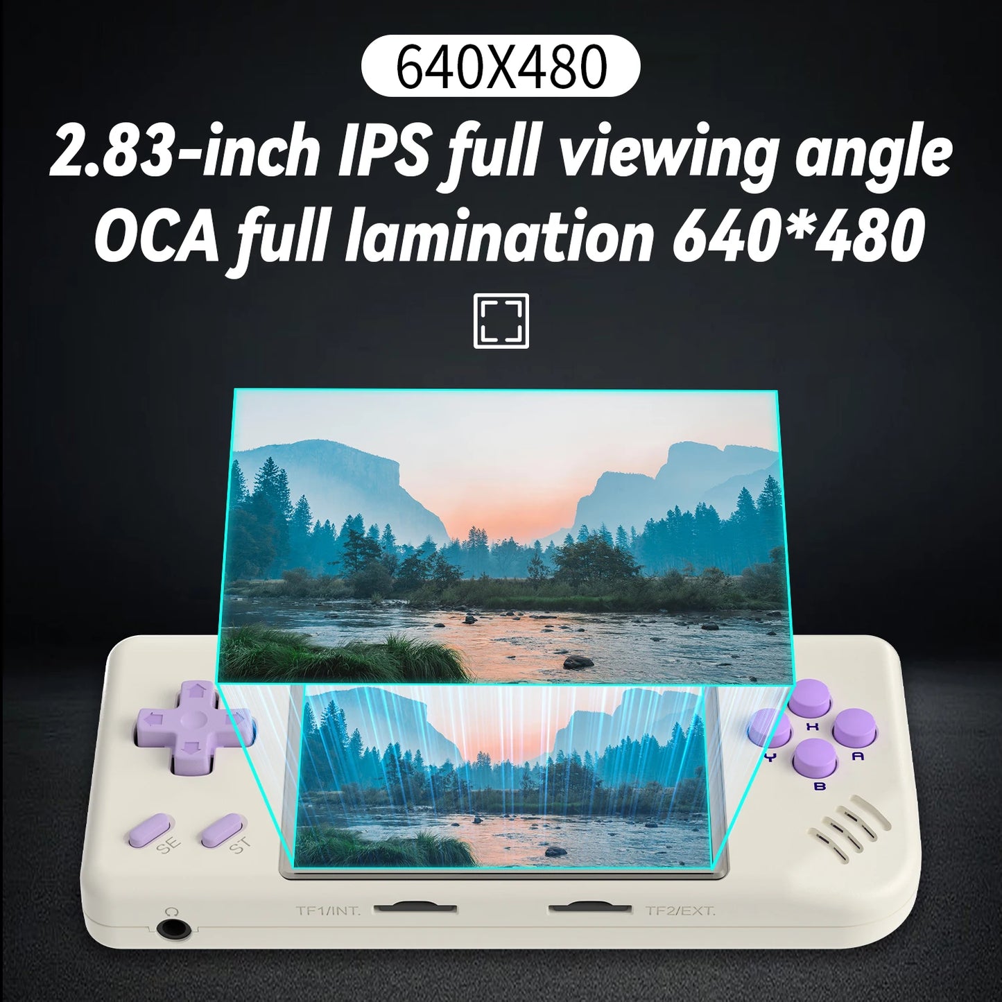 Anbernic RG28XX 2.83'' IPS Portable Handheld Game Players Linux System Retro Video Games Console Mini Arcade PS1 GB GBA - Limetastore