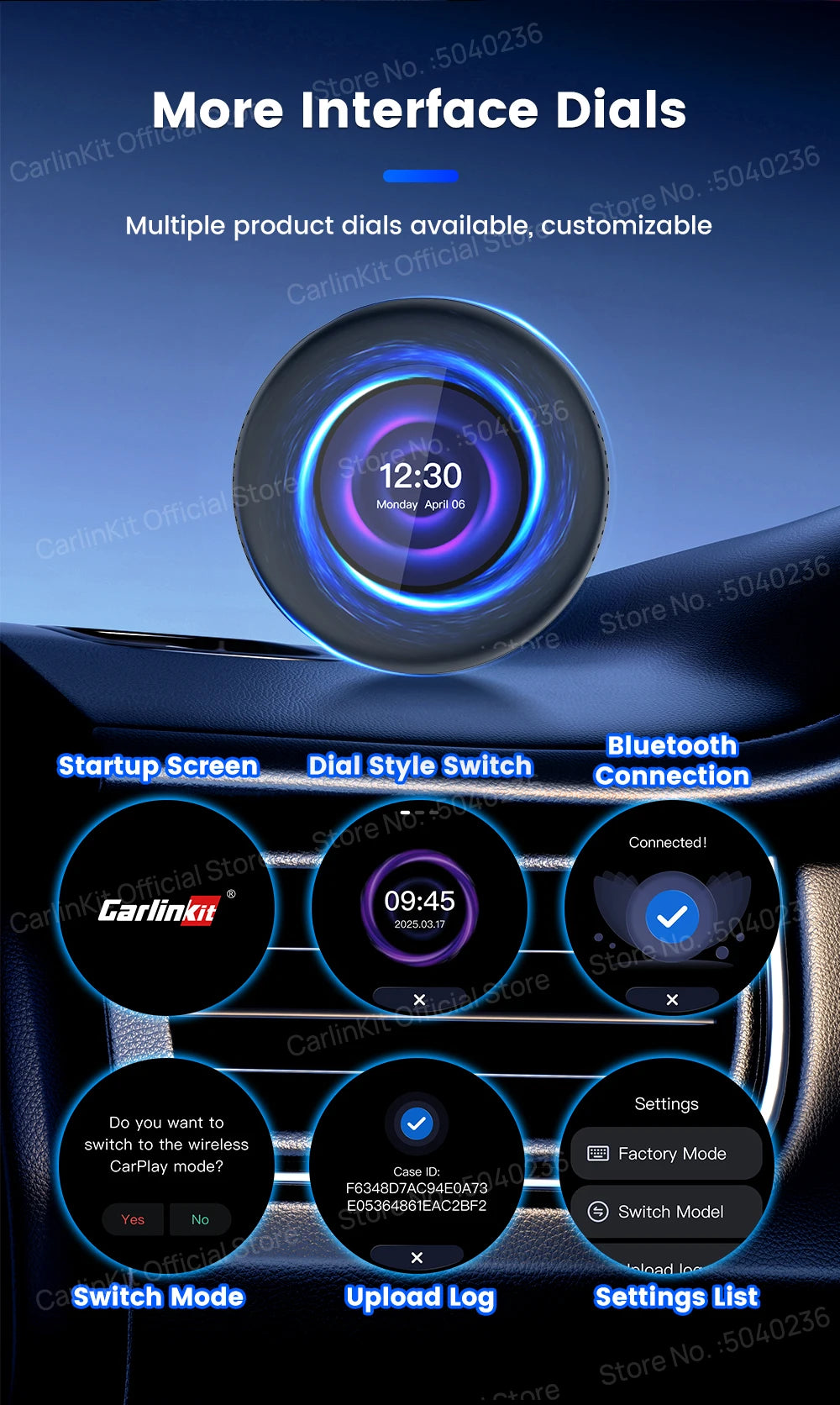 CarlinKit Tbox‑Ultra3 Android 15 5G LTE WiFi6 AI Box