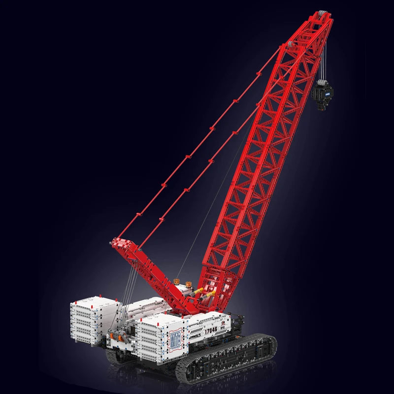 Mould King 17046 RC Wacker 16000 Crawler Crane – Motorized Technical Engineering Crane Building Block Set for Kids & Collectors - Limetastore