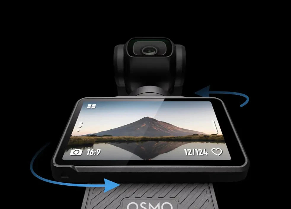 DJI Osmo Pocket 3 – 1‑Inch CMOS Sensor, 4K/120fps Vlogging Camera with 3‑Axis Stabilization