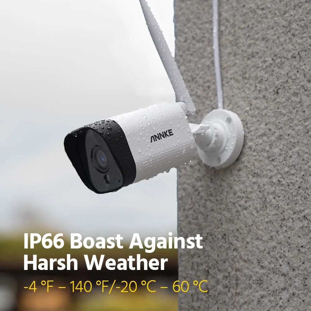 ANNKE WAS500 5MP Wireless CCTV System | 8CH NVR, Two‑Way Audio, 3.6mm WiFi Cameras