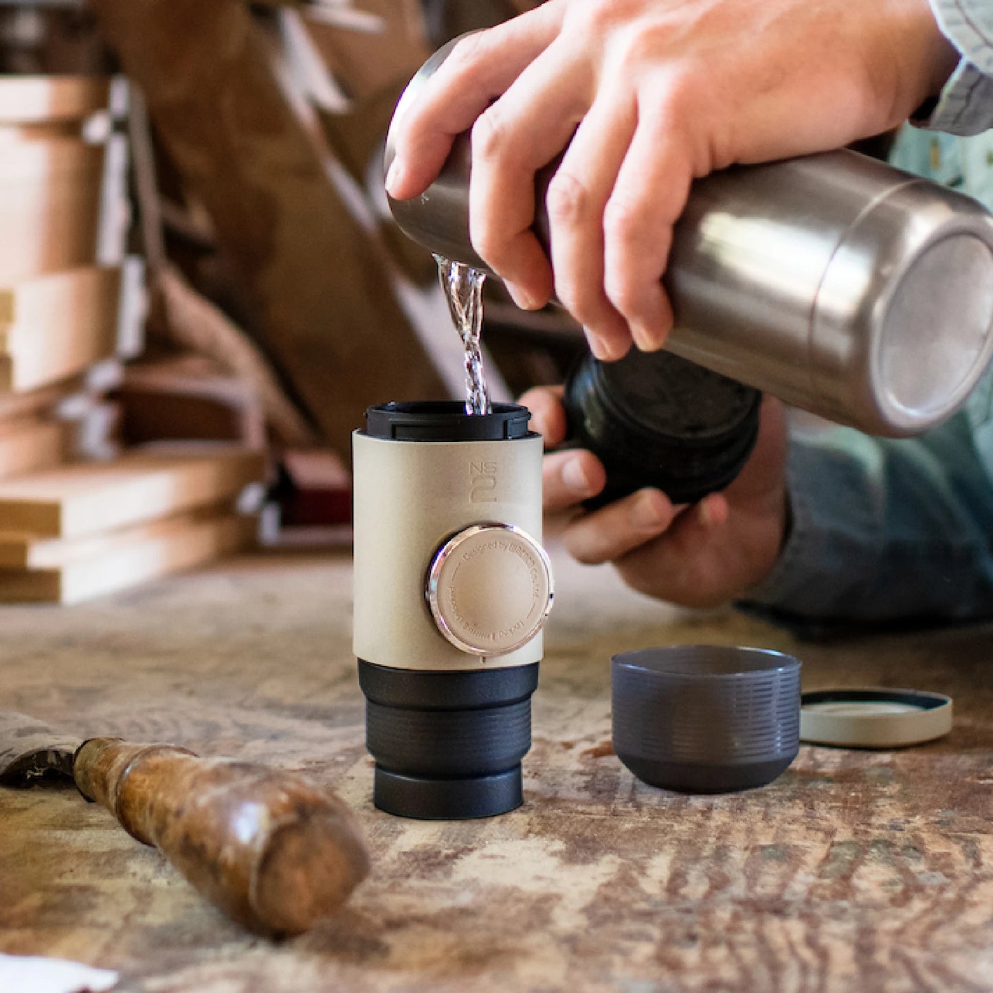 Wacaco Minipresso NS2 Portable Espresso Machine – Ultra-Compact Manual Capsule Coffee Maker