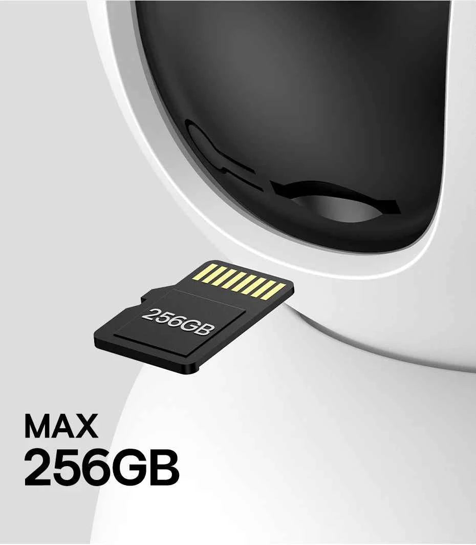 Baseus Security P1 Lite Indoor Camera 2K 3MP Pan&Tilt Smart Mini WiFi IP Camera Wireless Home Security Full HD Auto AI Tracking - Limetastore
