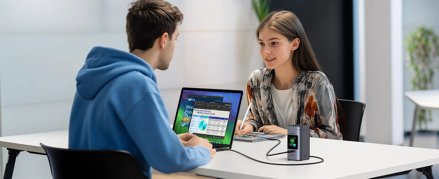 UGREEN 145W 20000mAh Power Bank – Qi2 15W Magnetic Wireless Charging Station