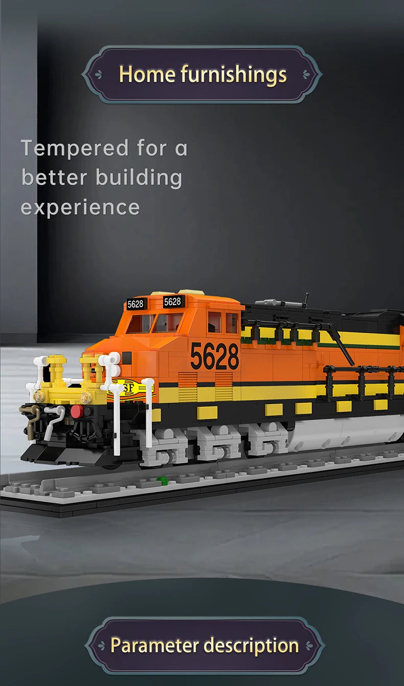 Mould King 12041 Northern Locomotive RC Train Set | Motorized Technical Steam Engine Building Blocks - Limetastore