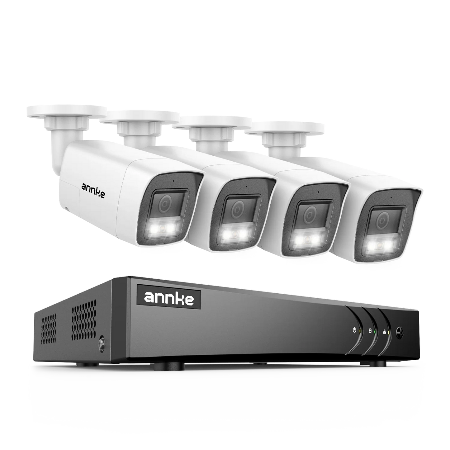 ANNKE 3K 5‑in‑1 8CH DVR System | 5MP Cameras, Two‑Way Audio, Color Night Vision