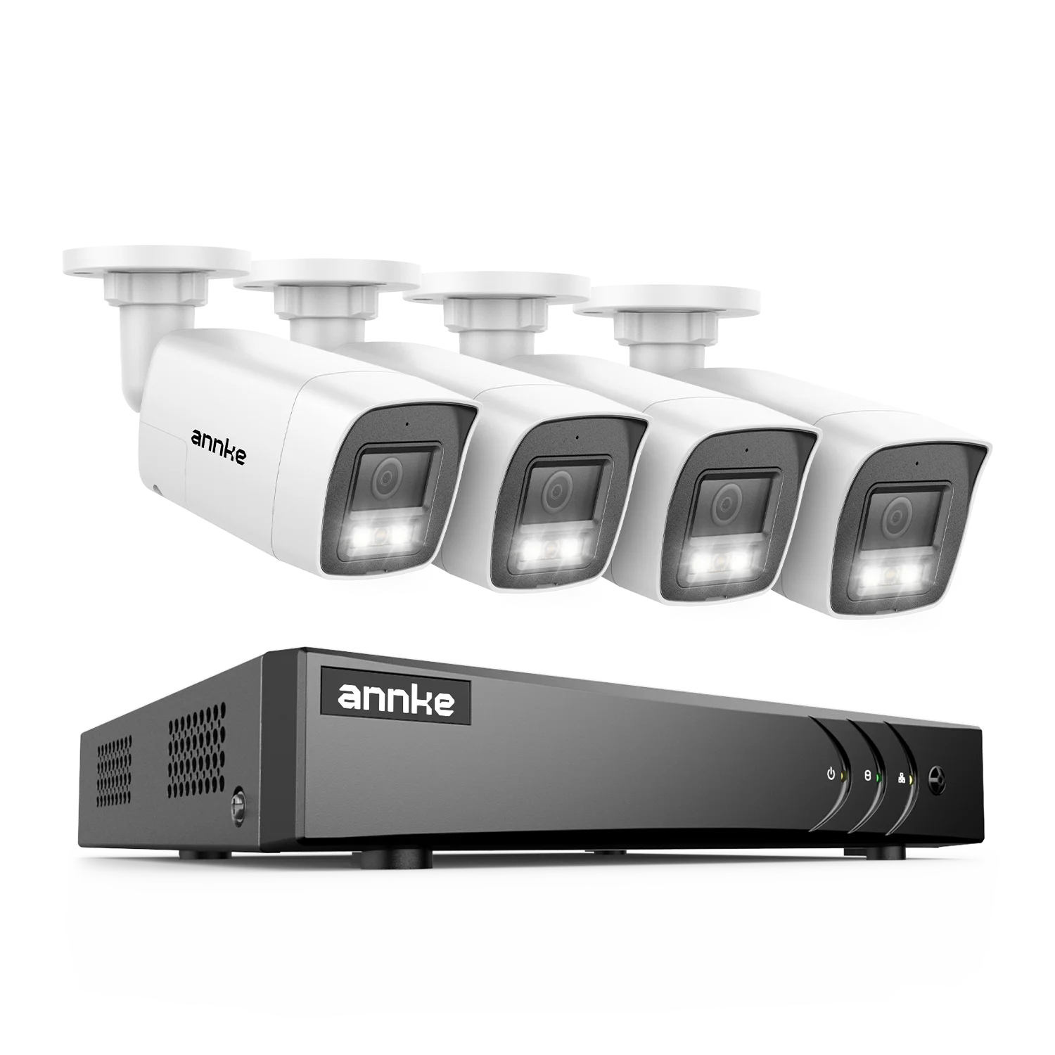 ANNKE 3K 5‑in‑1 8CH DVR System | 5MP Cameras, Two‑Way Audio, Color Night Vision